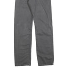 LEVI'S Mens Regular Fit Grey Cotton Blend Trousers W29 L32 Zip Closure Casual
