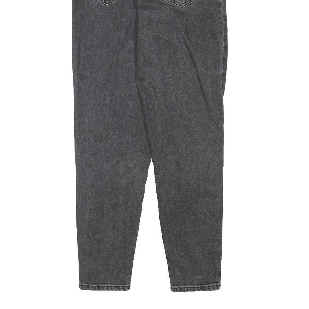 LEVI'S Womens Slim Black Denim Jeans W24 L26 Zip Closure Stylish