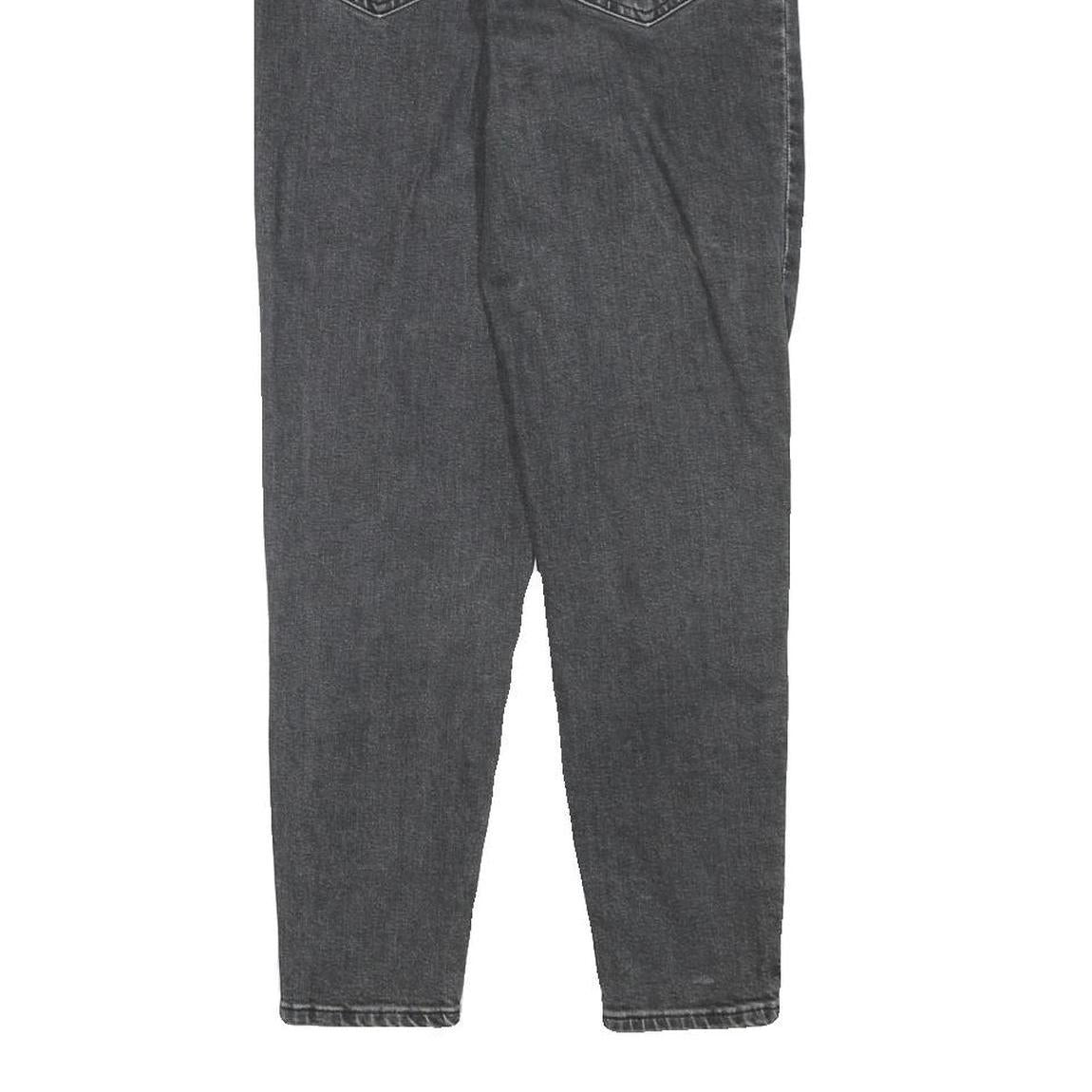 LEVI'S Womens Slim Black Denim Jeans W24 L26 Zip Closure Stylish