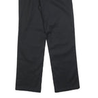 DICKIES Mens Regular Fit Black Cotton Blend Trousers W32 L32 Classic Workwear