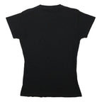 HARD ROCK CAFE Womens Black Amsterdam Graphic T-Shirt L Short Sleeve Crew Neck