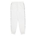 CALVIN KLEIN JEANS Mens Joggers White XS W26 L27 Cotton Blend Slim Tapered Logo