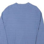 TED BAKER Mens Blue Patterned Plain Crew Neck Basic Knit Jumper M Cotton Blend