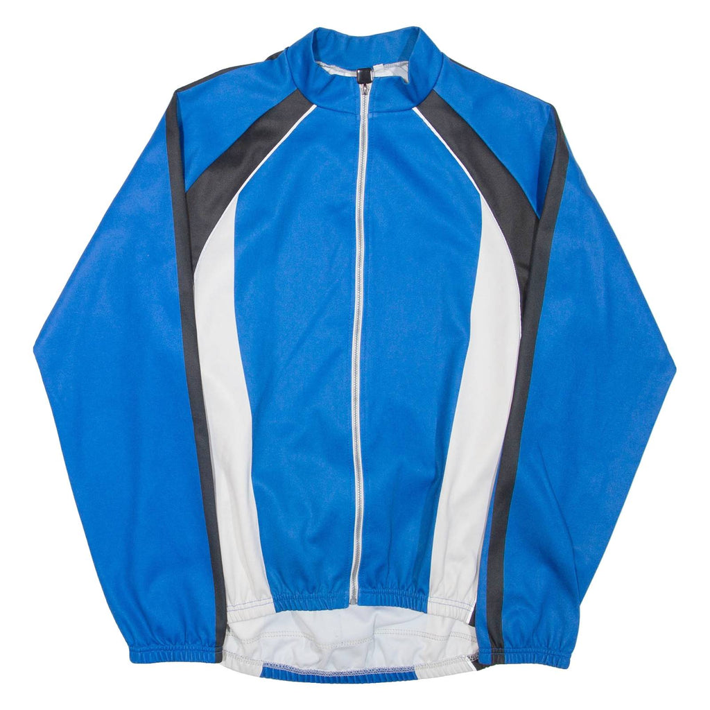 OLE SPORTSWEAR Cycling Mens T-Shirt Blue Long Sleeve High Neck XL