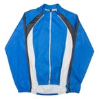 OLE SPORTSWEAR Cycling Mens T-Shirt Blue Long Sleeve High Neck XL