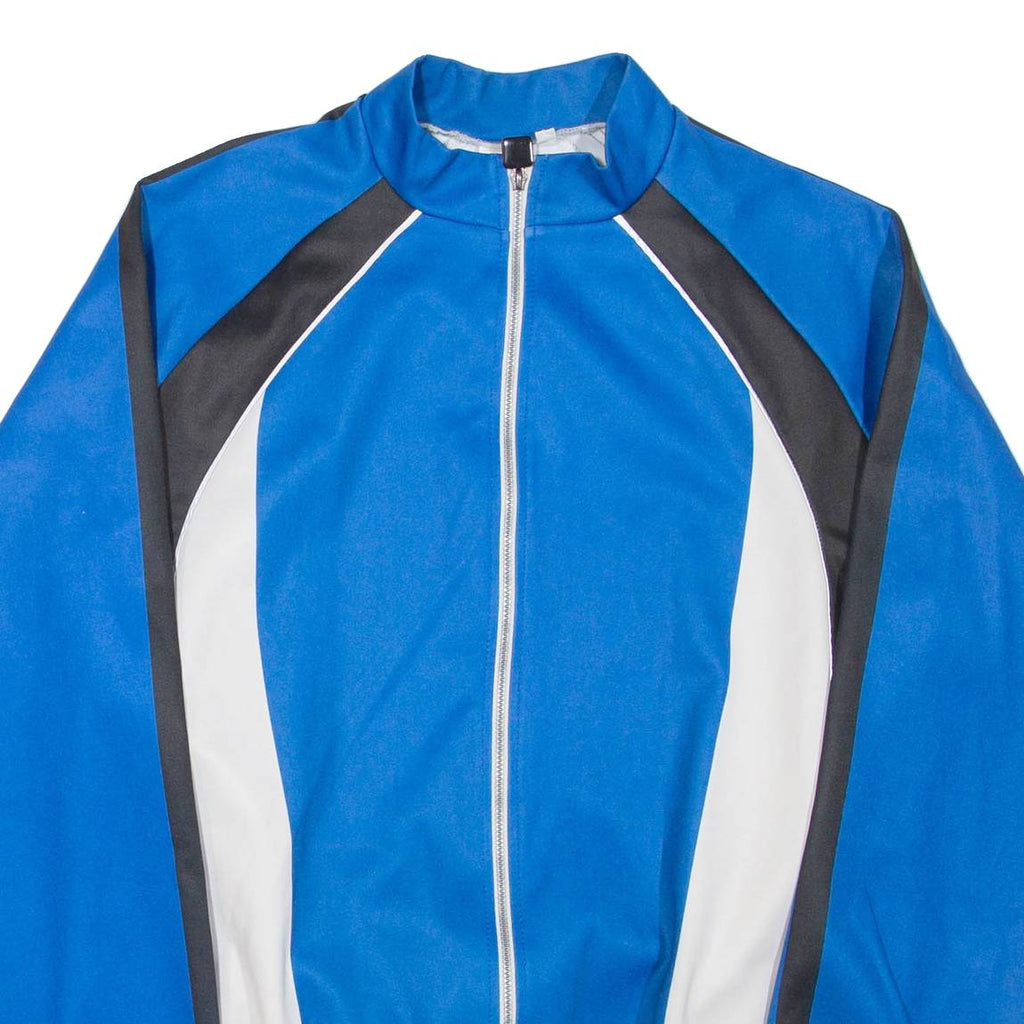 OLE SPORTSWEAR Cycling Mens T-Shirt Blue Long Sleeve High Neck XL