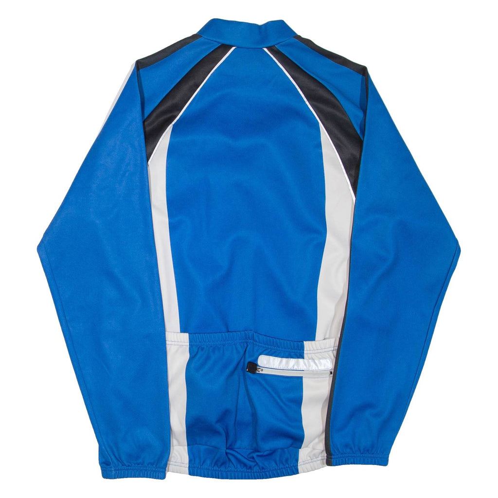 OLE SPORTSWEAR Cycling Mens T-Shirt Blue Long Sleeve High Neck XL