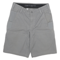 CARHARTT Mens Shorts Grey Casual L W30 Durable Workwear Pockets