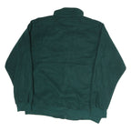 MOUNTAIN GEAR Mens Green Polyester Zip Jacket XL Fleece Outdoor Casual Warm