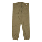 LEVI'S Mens Cotton Blend Khaki Slim Tapered Trousers W31 L26 Drawstring Casual