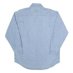 RIVIERA BLUES Mens Blue Cotton Shirt S Button-Down Collar Long Sleeve Casual