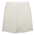 DICKIES Mens Shorts Beige Casual XL W40 Workwear Polyester Blend Logo