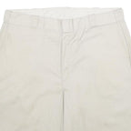 DICKIES Mens Shorts Beige Casual XL W40 Workwear Polyester Blend Logo