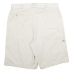 DICKIES Mens Shorts Beige Casual XL W40 Workwear Polyester Blend Logo