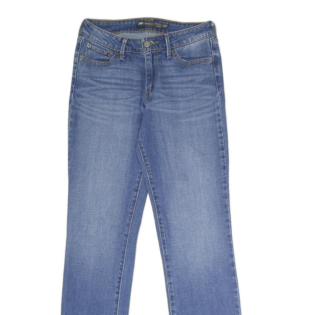 LEVI'S Bold Curve Classic Rise Womens Jeans Blue Regular Straight Denim Medium