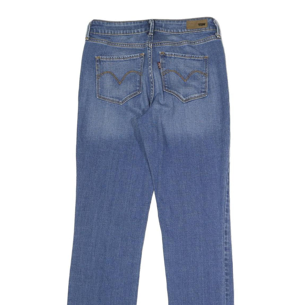 LEVI'S Bold Curve Classic Rise Womens Jeans Blue Regular Straight Denim Medium