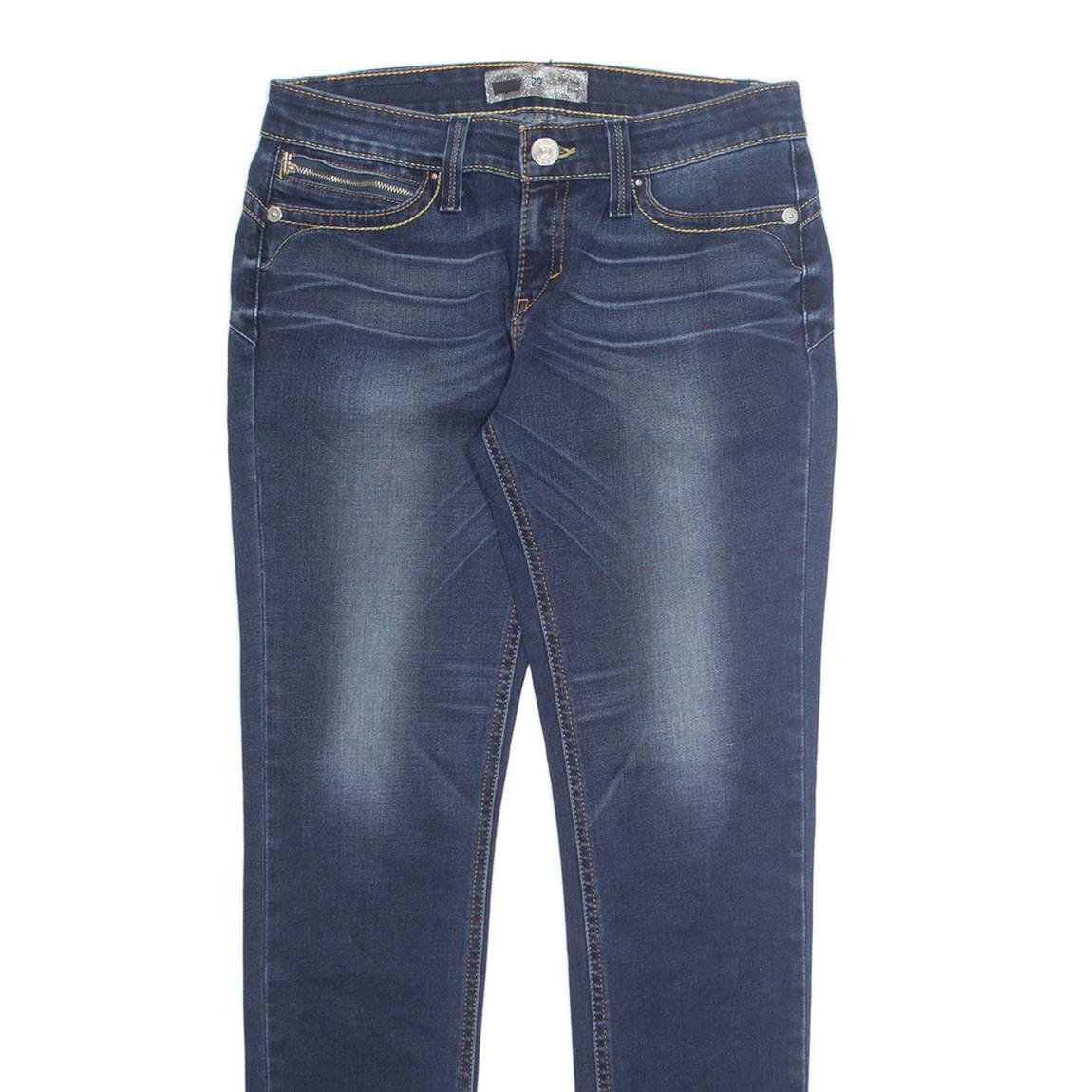 LEVI'S Womens Jeans Blue Regular Tapered Stone Wash W29 L32