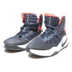 NIKE Boys High Top Trainers Footwear Black & Red Synthetic UK 5 Youth Sports