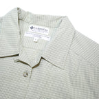 COLUMBIA Womens Green & White Check Shirt M Casual Outdoor Hiking Button Up