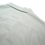 COLUMBIA Womens Green & White Check Shirt M Casual Outdoor Hiking Button Up