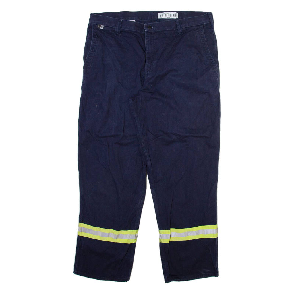 CARHARTT Workwear Mens Trousers Blue Relaxed Straight W38 L30