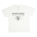 MAJESTIC Mens White Chicago White Sox Graphic T-Shirt XL Short Sleeve Crew Neck