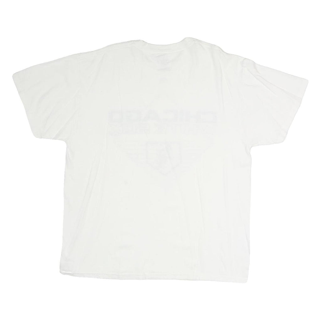 MAJESTIC Mens White Chicago White Sox Graphic T-Shirt XL Short Sleeve Crew Neck