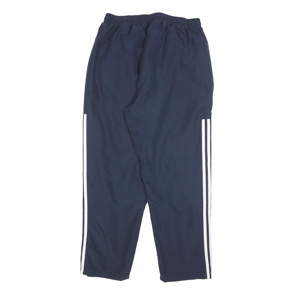 ADIDAS Mens Joggers Navy Blue & White Classic Tapered L W30 L28 Sportswear