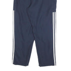 ADIDAS Mens Joggers Navy Blue & White Classic Tapered L W30 L28 Sportswear