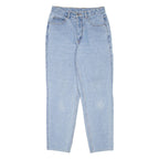 TEDDY'S Womens Jeans Blue Regular Mom W26 L28