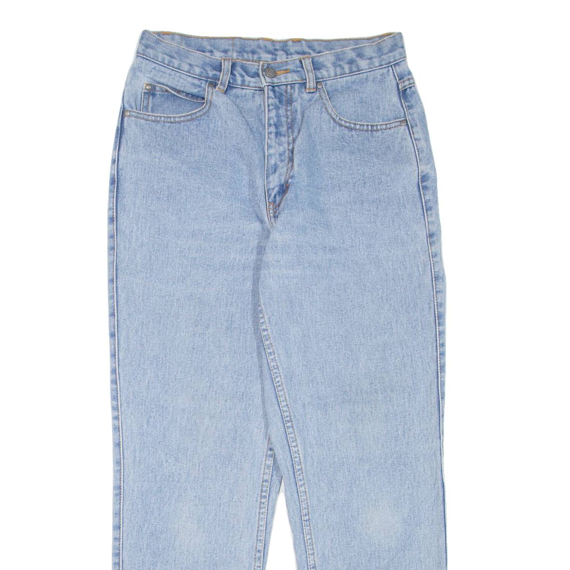 TEDDY'S Womens Jeans Blue Regular Mom W26 L28