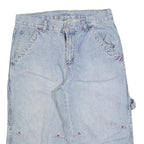 IDENTIC Mens Shorts Blue Casual M W32 Cotton Blend Relaxed Fit Pockets