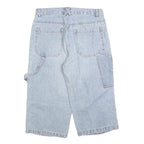 IDENTIC Mens Shorts Blue Casual M W32 Cotton Blend Relaxed Fit Pockets