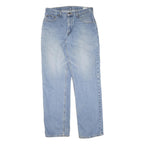 CARHARTT Mens Jeans Blue Regular Straight Denim Medium W32 L34 Workwear Zip