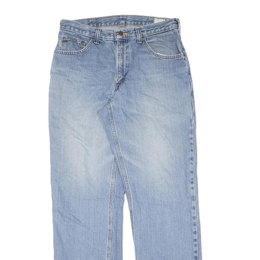 CARHARTT Mens Jeans Blue Regular Straight Denim Medium W32 L34 Workwear Zip
