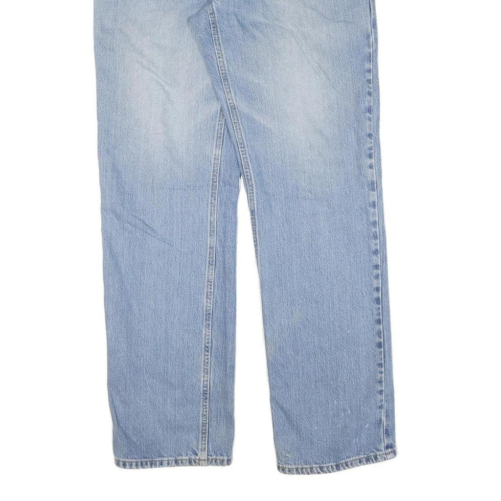 CARHARTT Mens Jeans Blue Regular Straight Denim Medium W32 L34 Workwear Zip