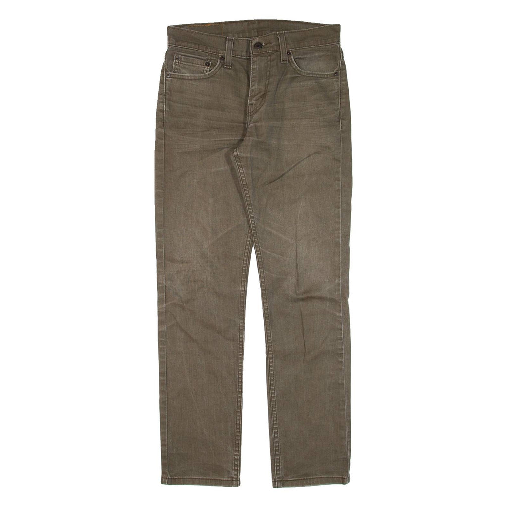 LEVI'S 511 Jeans Mens Green Slim Straight W28 L30