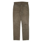 LEVI'S 511 Jeans Mens Green Slim Straight W28 L30
