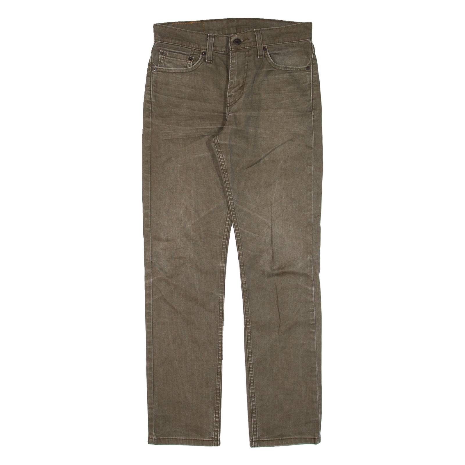 LEVI'S 511 Jeans Mens Green Slim Straight W28 L30