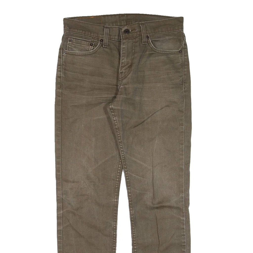 LEVI'S 511 Jeans Mens Green Slim Straight W28 L30