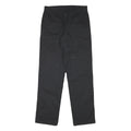 DICKIES Mens Cotton Blend Black Regular Straight Trousers W30 L31 Workwear Zip