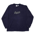 PUMA Oversized Womens Sweatshirt Blue V-Neck L