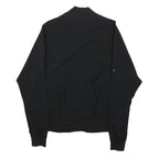 ADIDAS Womens Black Casual Jacket S Polyester Zip Bomber Athleisure Sportswear