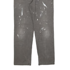 CARHARTT Mens Cotton Blend Relaxed Straight Trousers W33 L29 Workwear Durable