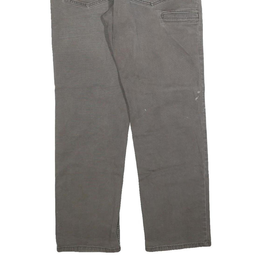 CARHARTT Mens Cotton Blend Relaxed Straight Trousers W33 L29 Workwear Durable