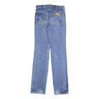 WRANGLER Mens Regular Fit Blue Denim Jeans W29 L36 Classic Cotton Zip
