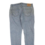 LEVI'S 505 Mens Jeans Blue Regular Straight Denim Medium W36 L34 Classic Zip