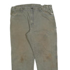 DICKIES Mens Jeans Beige Regular Straight Denim Good Condition W38 L30 Workwear