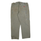DICKIES Mens Jeans Beige Regular Straight Denim Good Condition W38 L30 Workwear