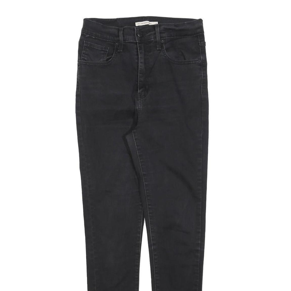 LEVI'S Womens Slim Black Skinny Denim Medium W28 L30 Stretch Jeans